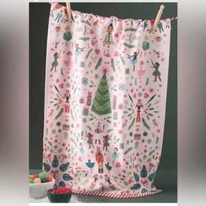 Anthropologie Nutcracker Dishtowel